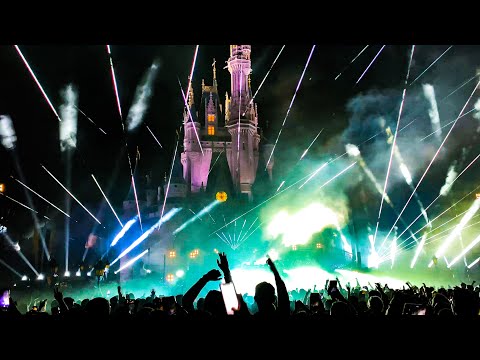 Swedish House Mafia Axwell Playing Walt Disney World Cinderella Castle! OMG! AMAZING!!!