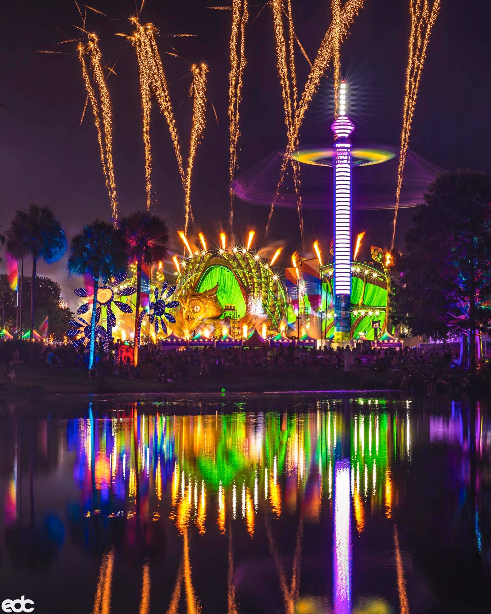 Watch EDC Orlando 2021 special lights, drones, and fireworks shows